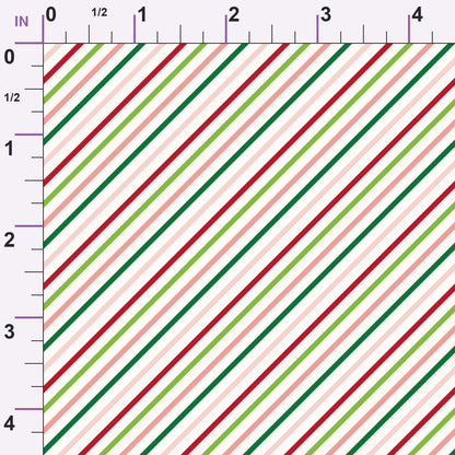 North Pole Post Pattern 2 Minky Fabric