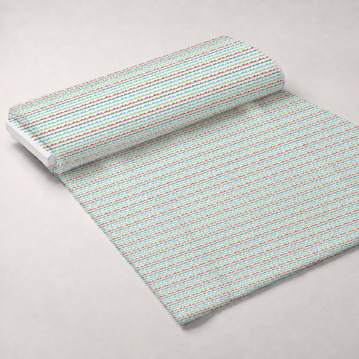 North Pole Post Pattern 8 Minky Fabric