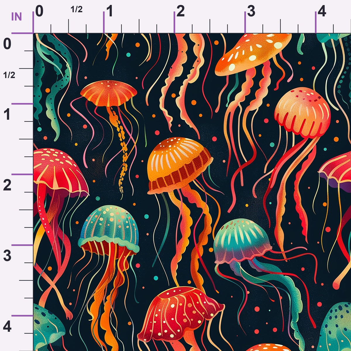 Ocean Drifters Pattern 2 Minky Fabric