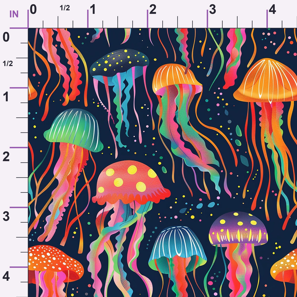 Ocean Drifters Pattern 4 Minky Fabric
