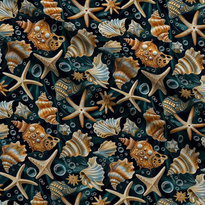 Ocean Jewels Pattern 11 Minky Fabric