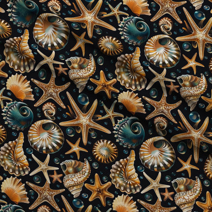 Ocean Jewels Pattern 12 Minky Fabric