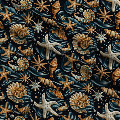 Ocean Jewels Pattern 2 Minky Fabric