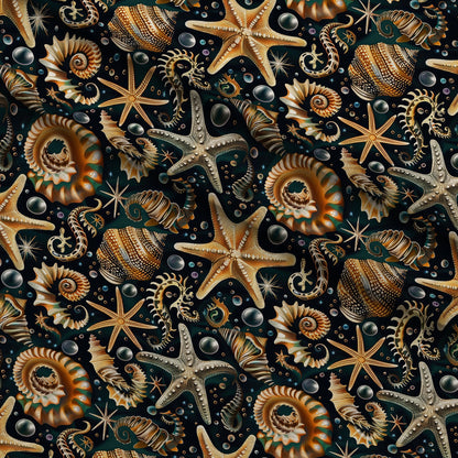 Ocean Jewels Pattern 3 Minky Fabric