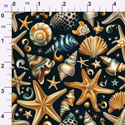 Ocean Jewels Pattern 5 Minky Fabric