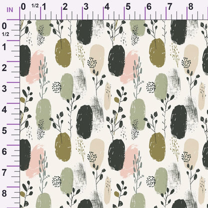 Olive Grove Pattern 2 Minky Fabric