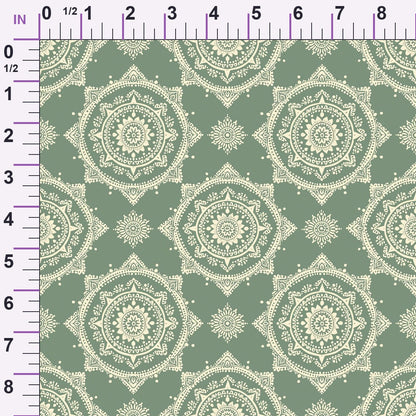 Olive Grove Pattern 4 Minky Fabric