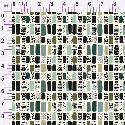 Olive Grove Pattern 7 Minky Fabric