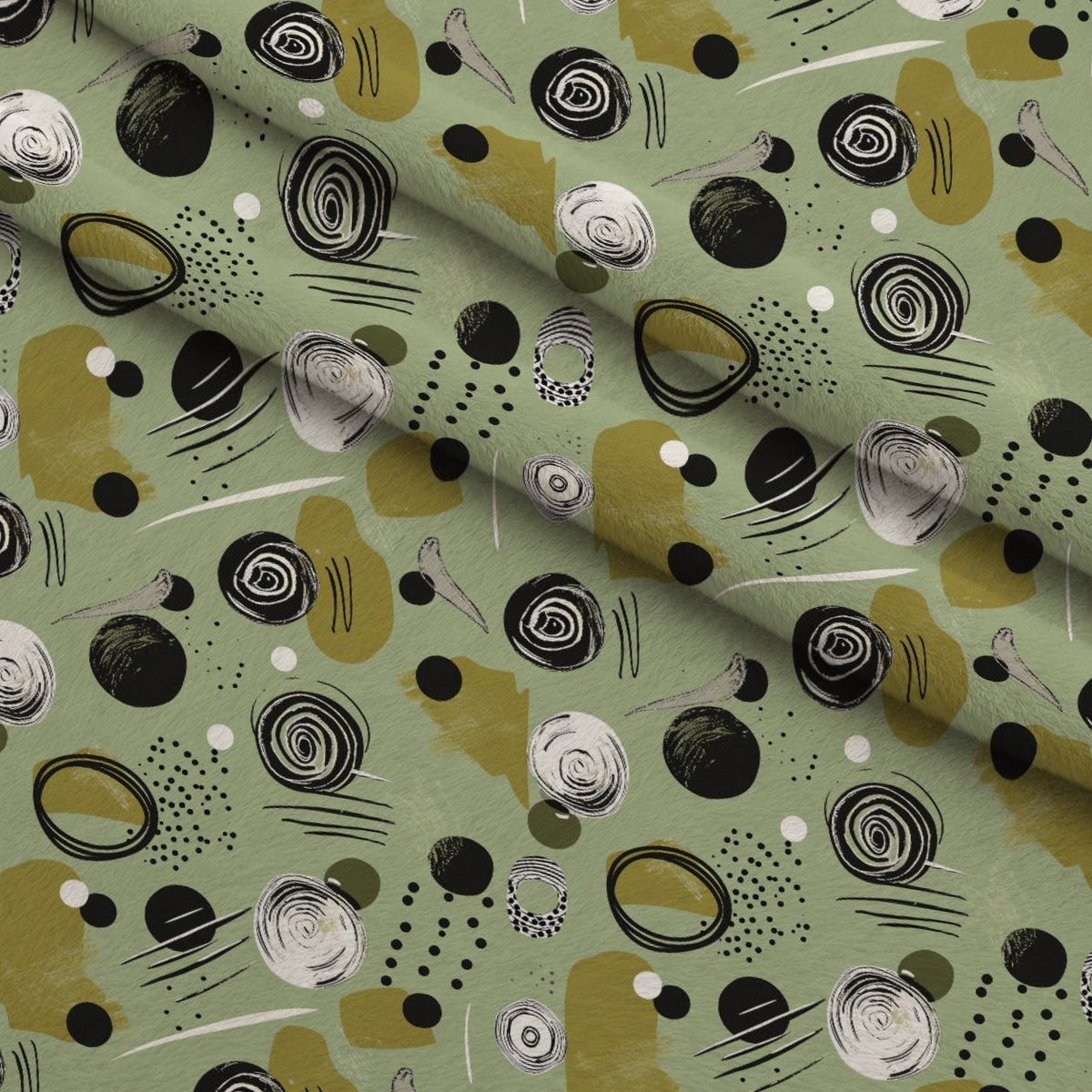 Olive Grove Pattern 8 Minky Fabric