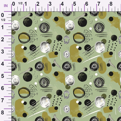 Olive Grove Pattern 8 Minky Fabric