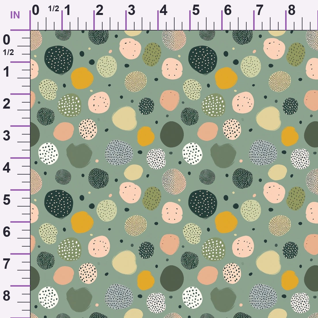 Olive Grove Pattern 9 Minky Fabric