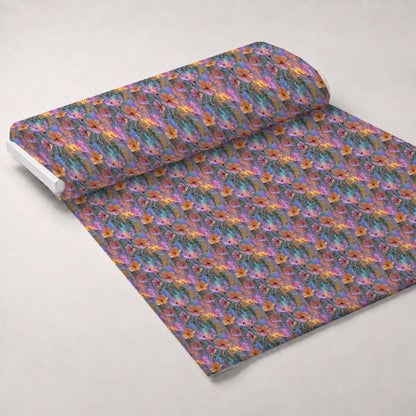 Opal Garden Pattern 1 Minky Fabric