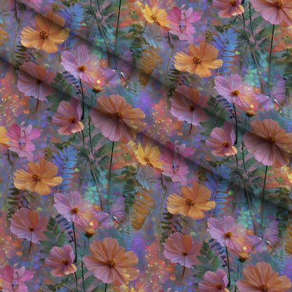 Opal Garden Pattern 1 Minky Fabric