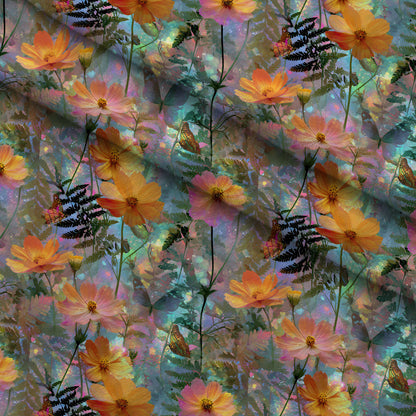 Opal Garden Pattern 10 Minky Fabric