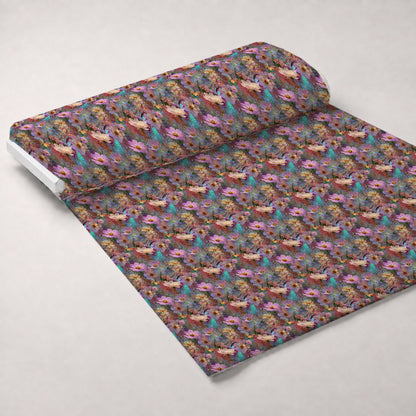 Opal Garden Pattern 11 Minky Fabric