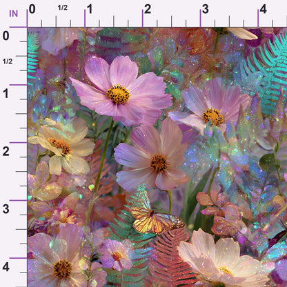 Opal Garden Pattern 11 Minky Fabric
