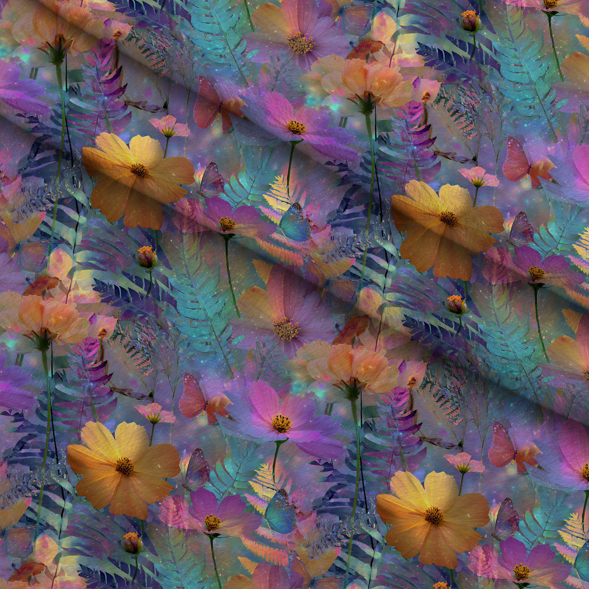 Opal Garden Pattern 12 Minky Fabric