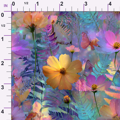 Opal Garden Pattern 12 Minky Fabric