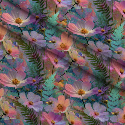 Opal Garden Pattern 2 Minky Fabric