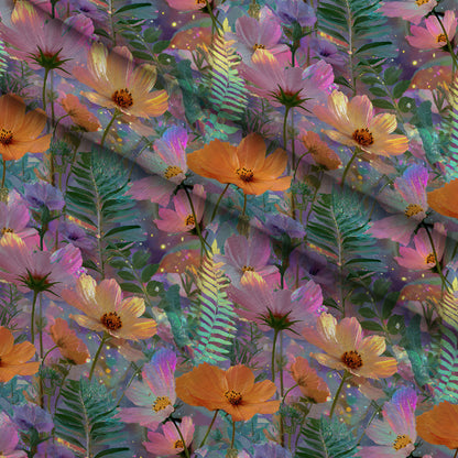 Opal Garden Pattern 5 Minky Fabric