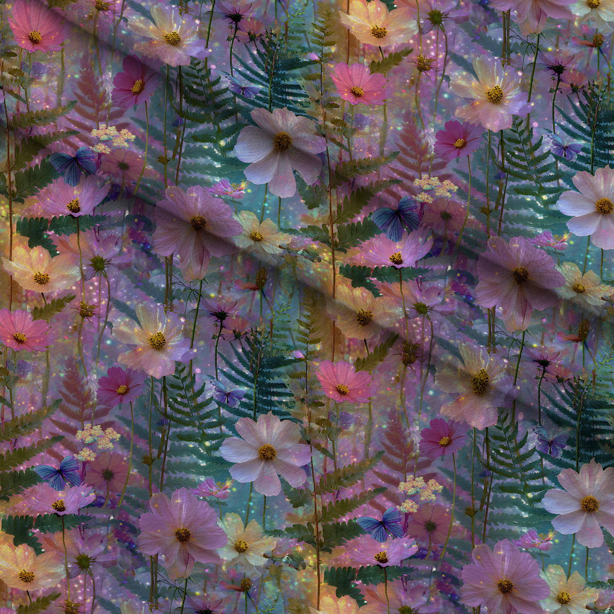 Opal Garden Pattern 7 Minky Fabric