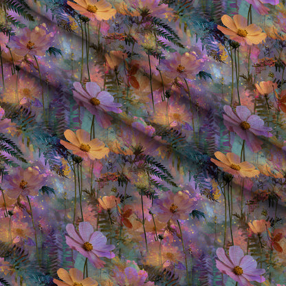Opal Garden Pattern 9 Minky Fabric