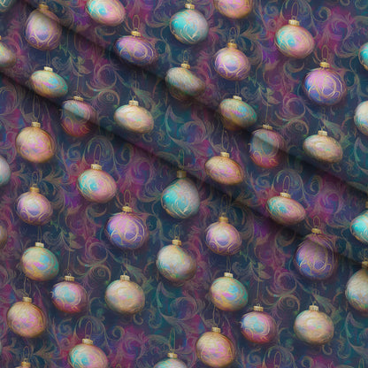 Opalescent Baubles Pattern 10 Minky Fabric