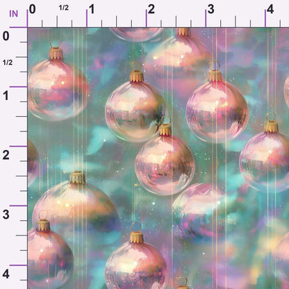Opalescent Baubles Pattern 13 Minky Fabric