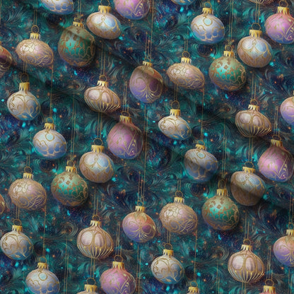Opalescent Baubles Pattern 15 Minky Fabric