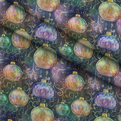 Opalescent Baubles Pattern 16 Minky Fabric
