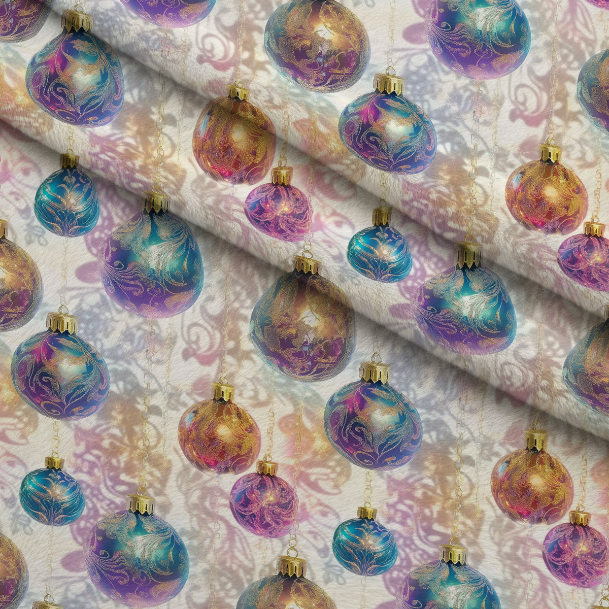 Opalescent Baubles Pattern 17 Minky Fabric