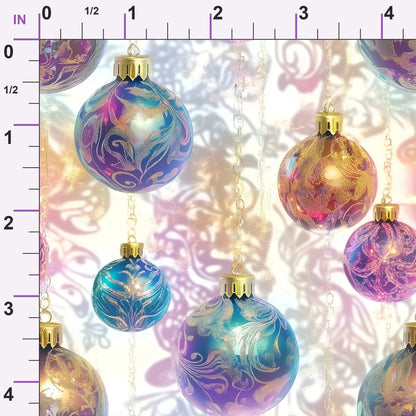 Opalescent Baubles Pattern 17 Minky Fabric