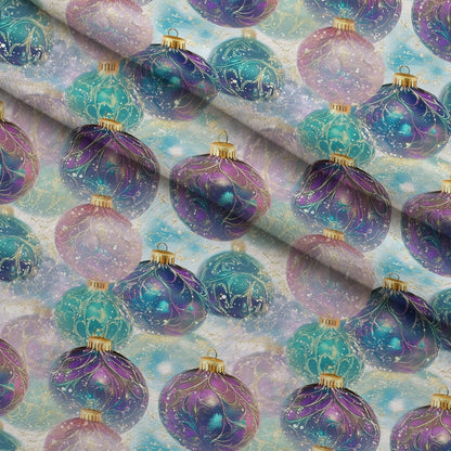 Opalescent Baubles Pattern 18 Minky Fabric