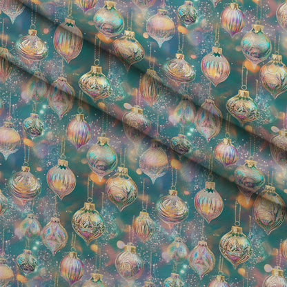 Opalescent Baubles Pattern 2 Minky Fabric