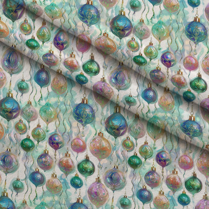 Opalescent Baubles Pattern 6 Minky Fabric