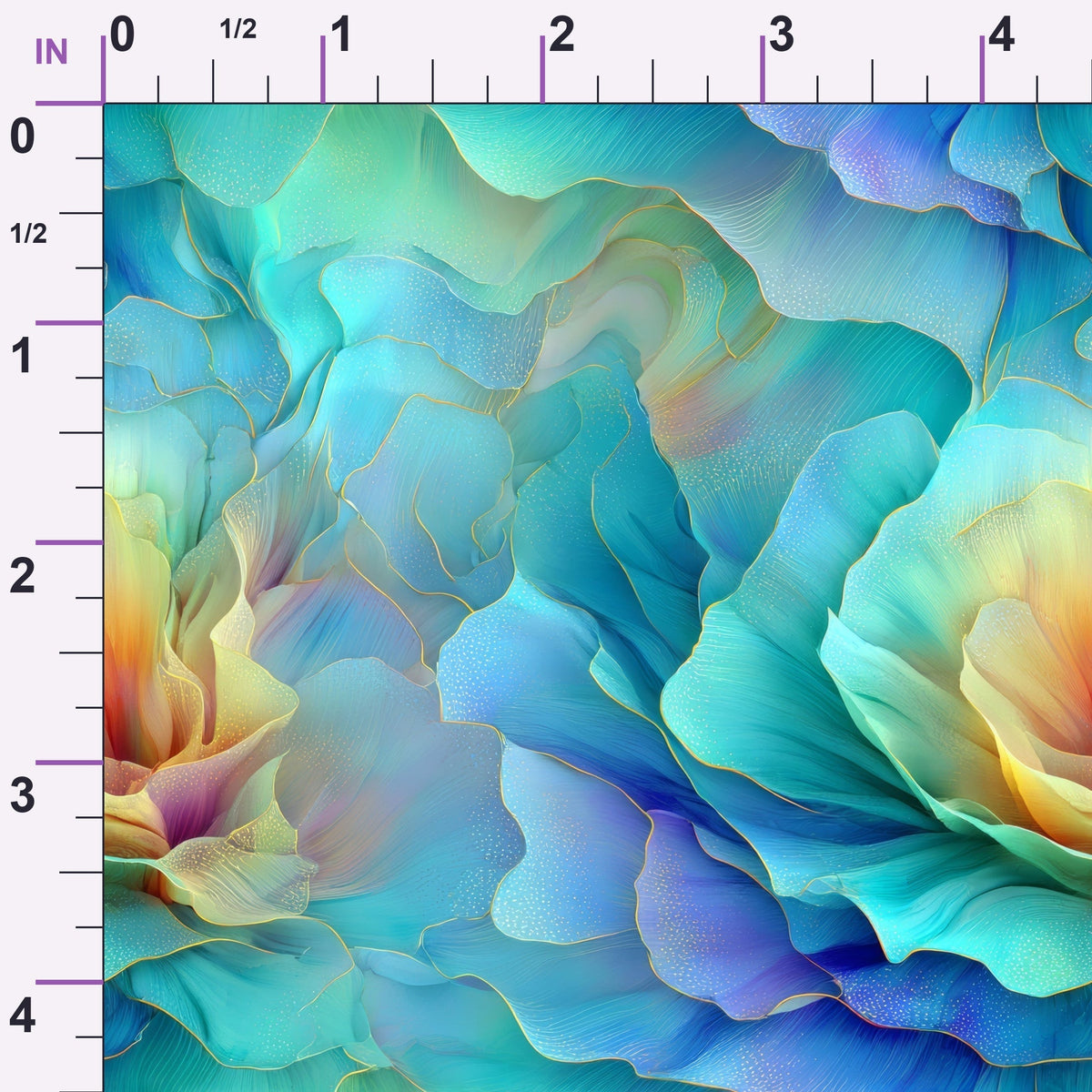 Opaline Petals Pattern 1 Minky Fabric