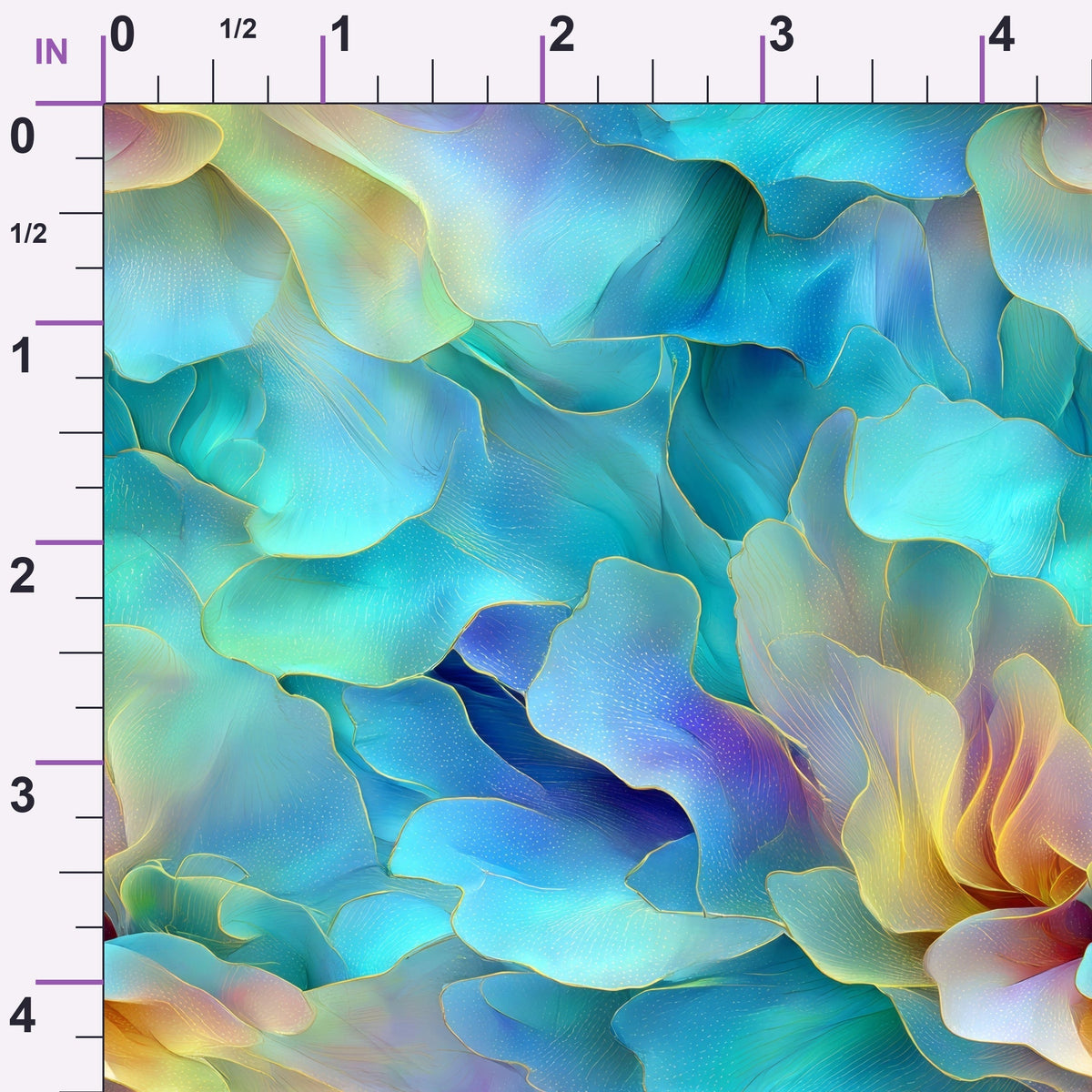 Opaline Petals Pattern 2 Minky Fabric