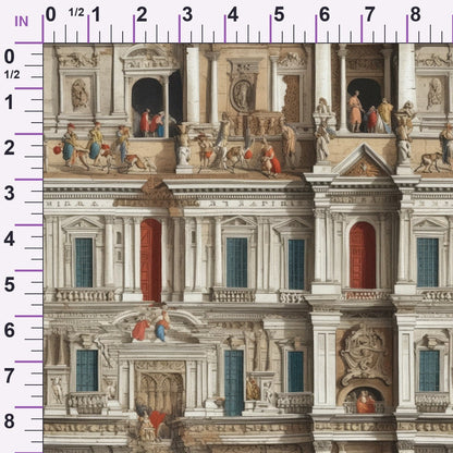 Ornate Balconies Pattern 5 Minky Fabric