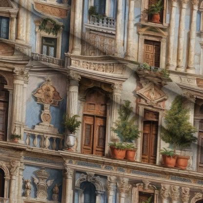 Ornate Balconies Pattern 6 Minky Fabric