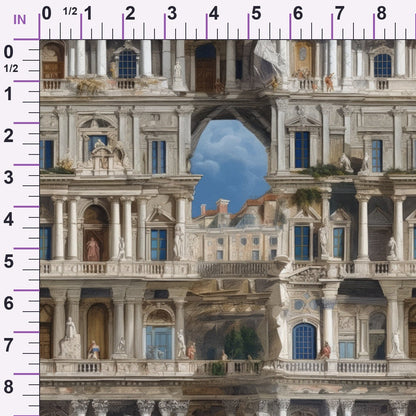 Ornate Balconies Pattern 7 Minky Fabric