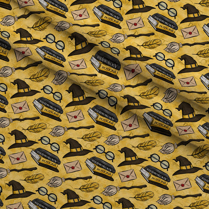 Owl Post Academy Pattern 1 Minky Fabric