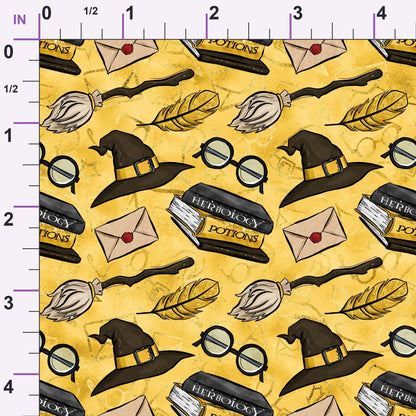 Owl Post Academy Pattern 1 Minky Fabric
