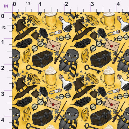 Owl Post Academy Pattern 10 Minky Fabric