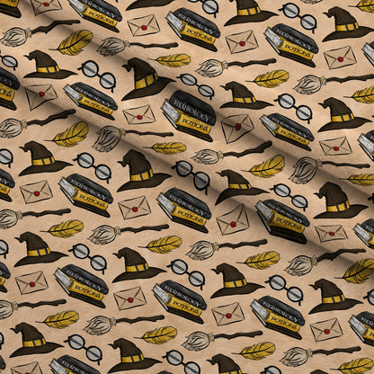Owl Post Academy Pattern 11 Minky Fabric