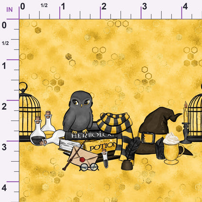 Owl Post Academy Pattern 12 Minky Fabric