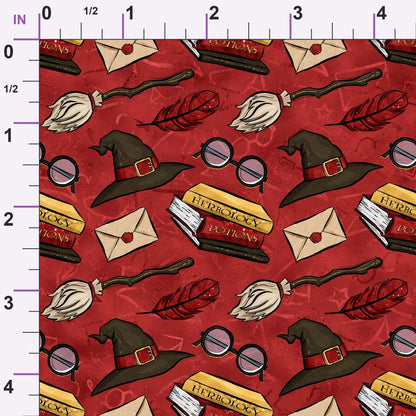 Owl Post Academy Pattern 14 Minky Fabric