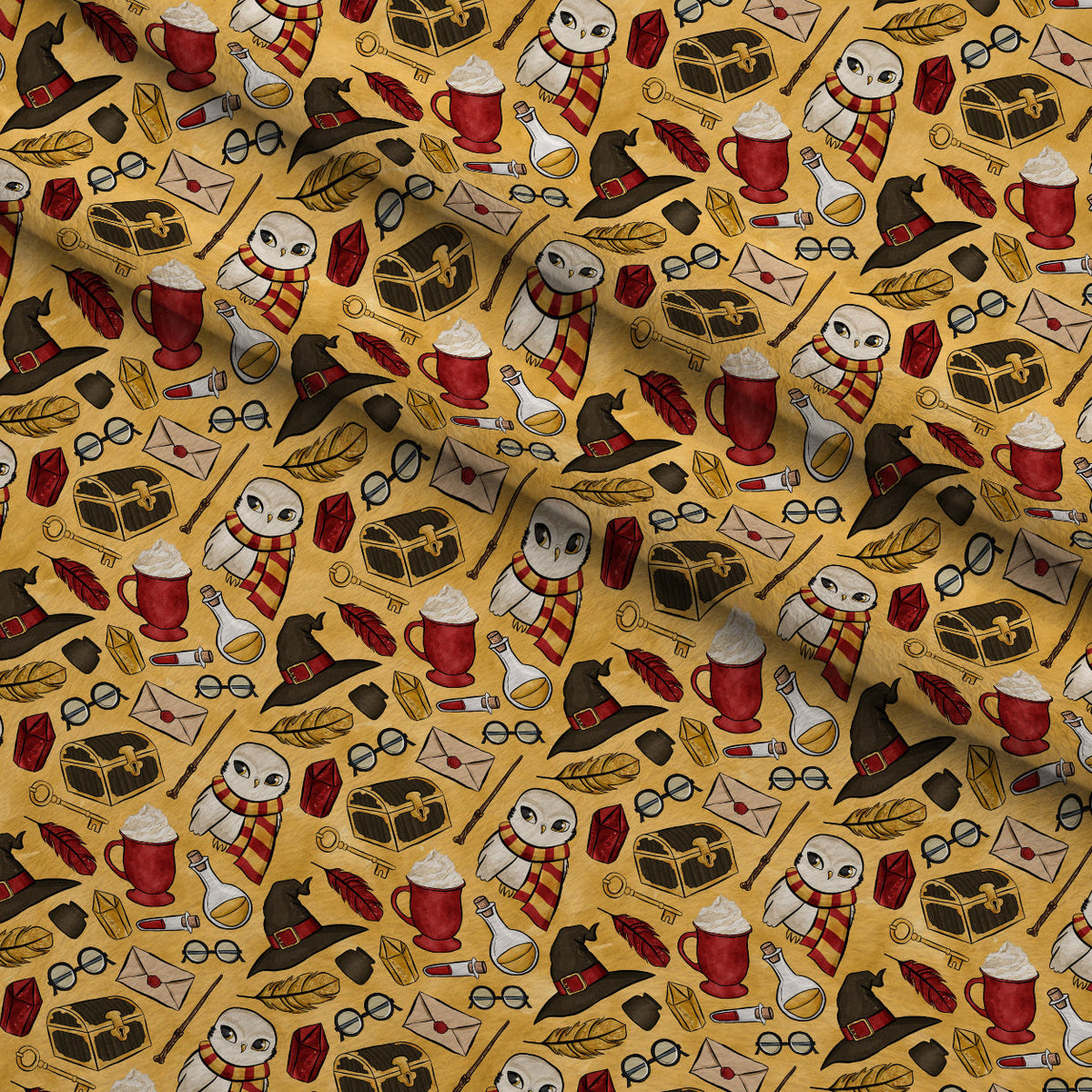 Owl Post Academy Pattern 15 Minky Fabric
