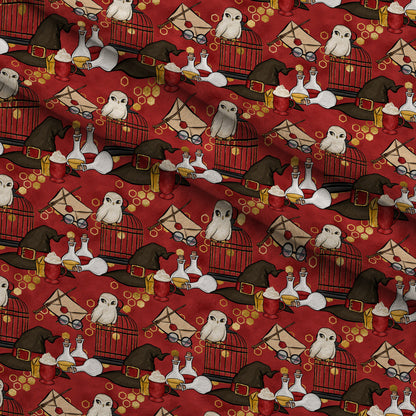 Owl Post Academy Pattern 16 Minky Fabric
