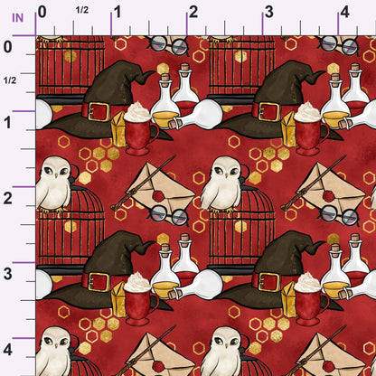 Owl Post Academy Pattern 16 Minky Fabric
