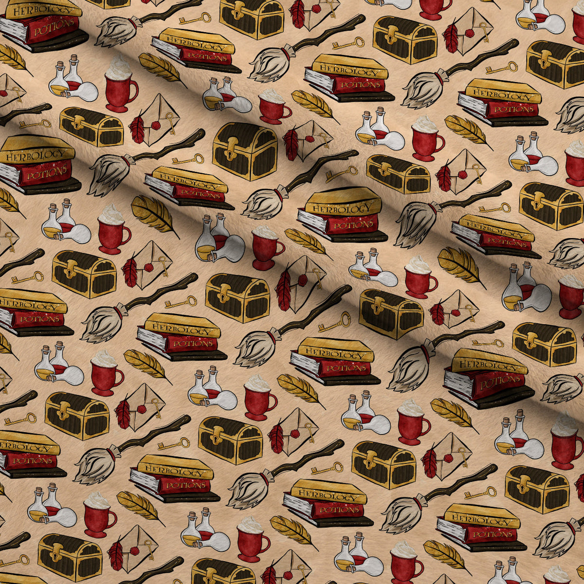 Owl Post Academy Pattern 17 Minky Fabric